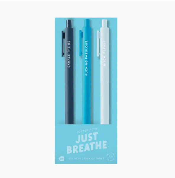 Jotter Set of 3 Pens - Just Breathe