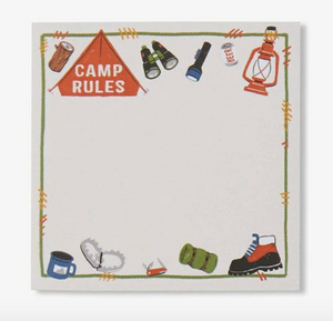 Camp Rules Sticky Notes