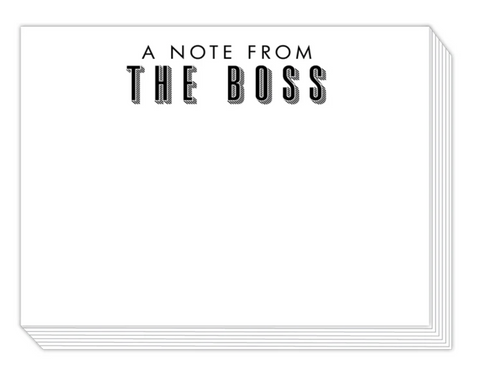 A Note from the Boss Mini Slab Pad