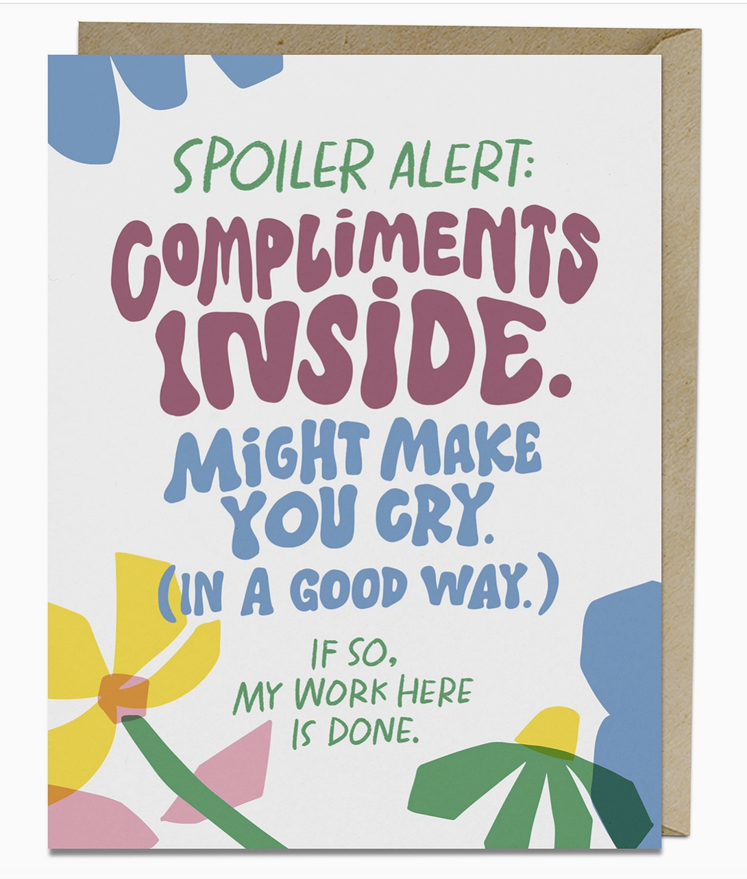 Compliments Inside Card