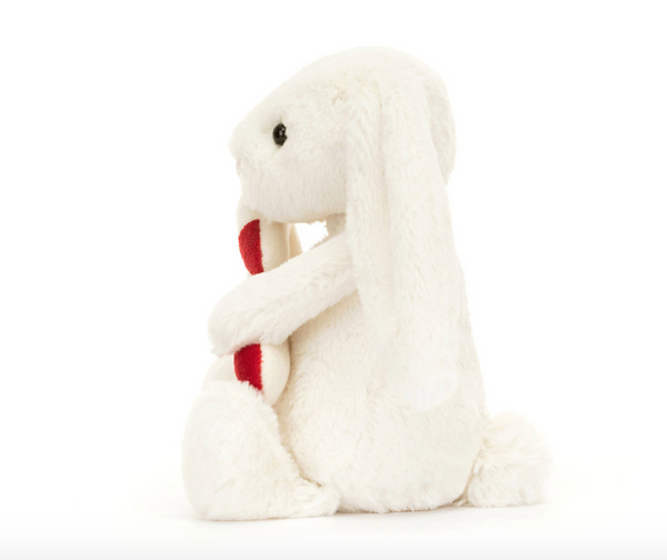 Bashful Bunny with Candy Cane