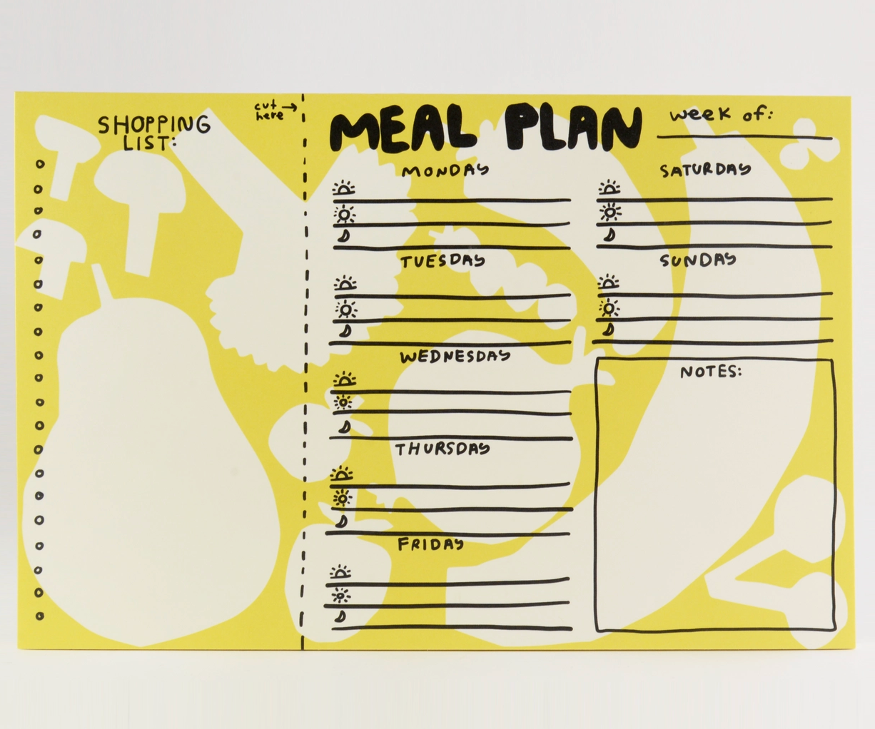 Meal Planner Notepad