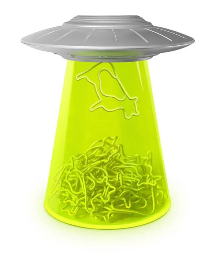 FILING SAUCER UFO Paperclip Dispenser