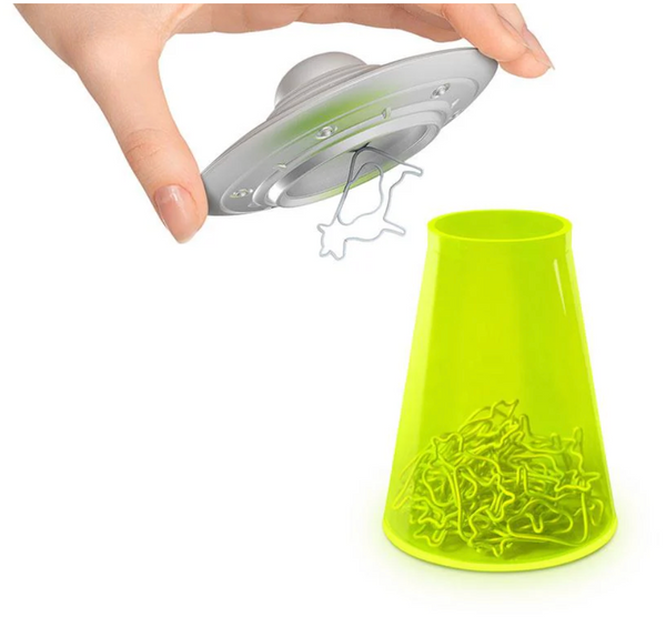 FILING SAUCER UFO Paperclip Dispenser