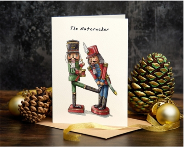 Nutcracker Christmas Card