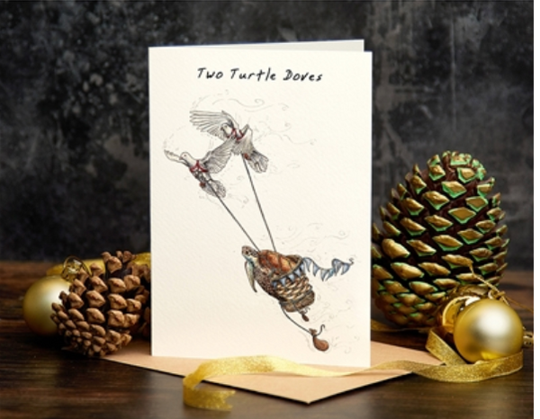 Two Turtle Doves Card