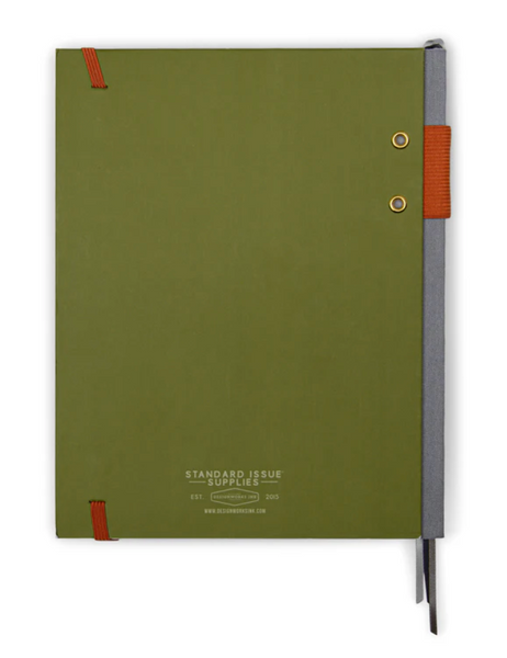 Standard Issue Planner Notebook No. 03 - Army Green + Chili