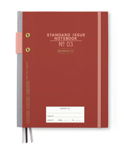 Standard Issue Planner Notebook No. 03 - Rosewood + Blush