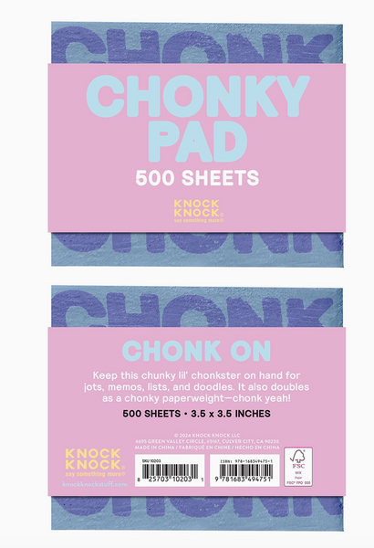 Keep On Chonkin’ Chonky Note