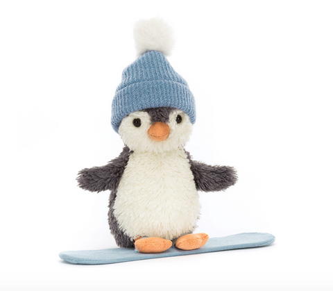 Snowboarding Peanut Penguin