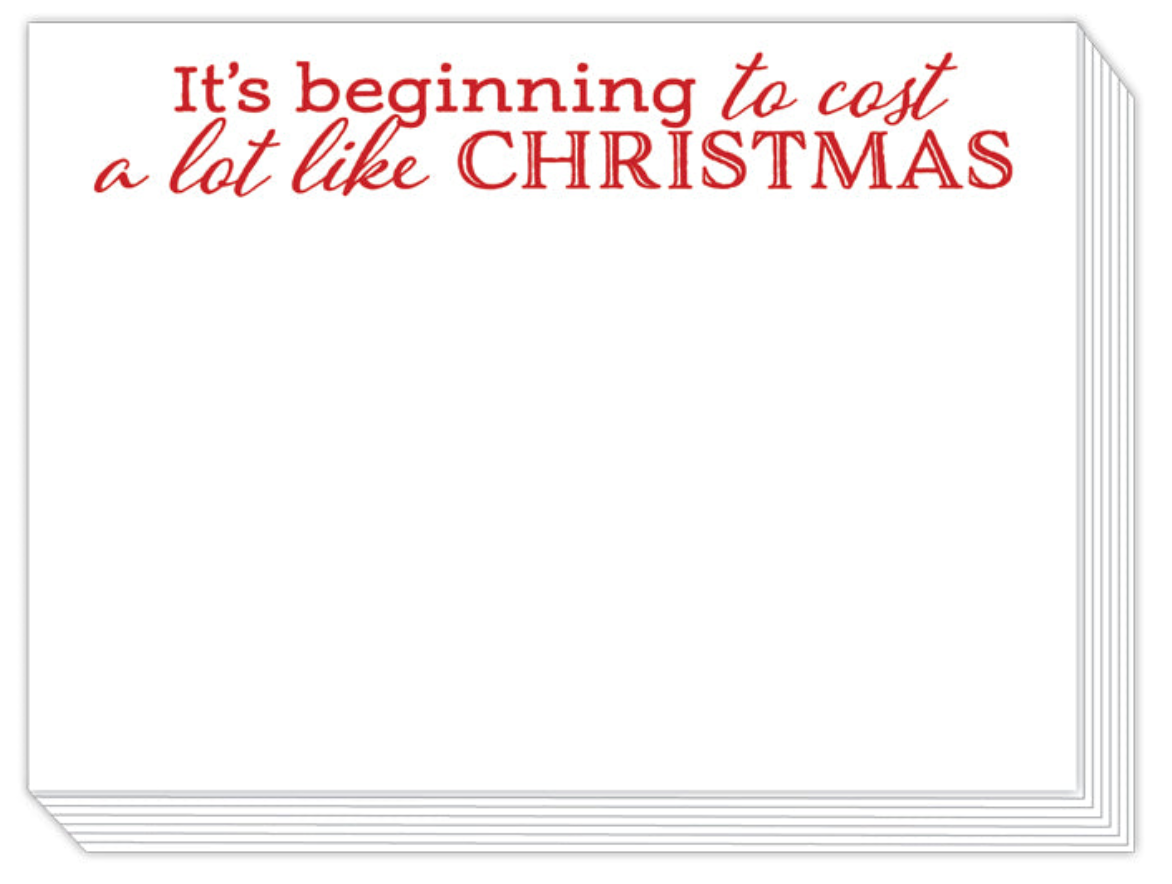 Its Beginning to Cost a Lot Like Christmas Slab Pad on Sale