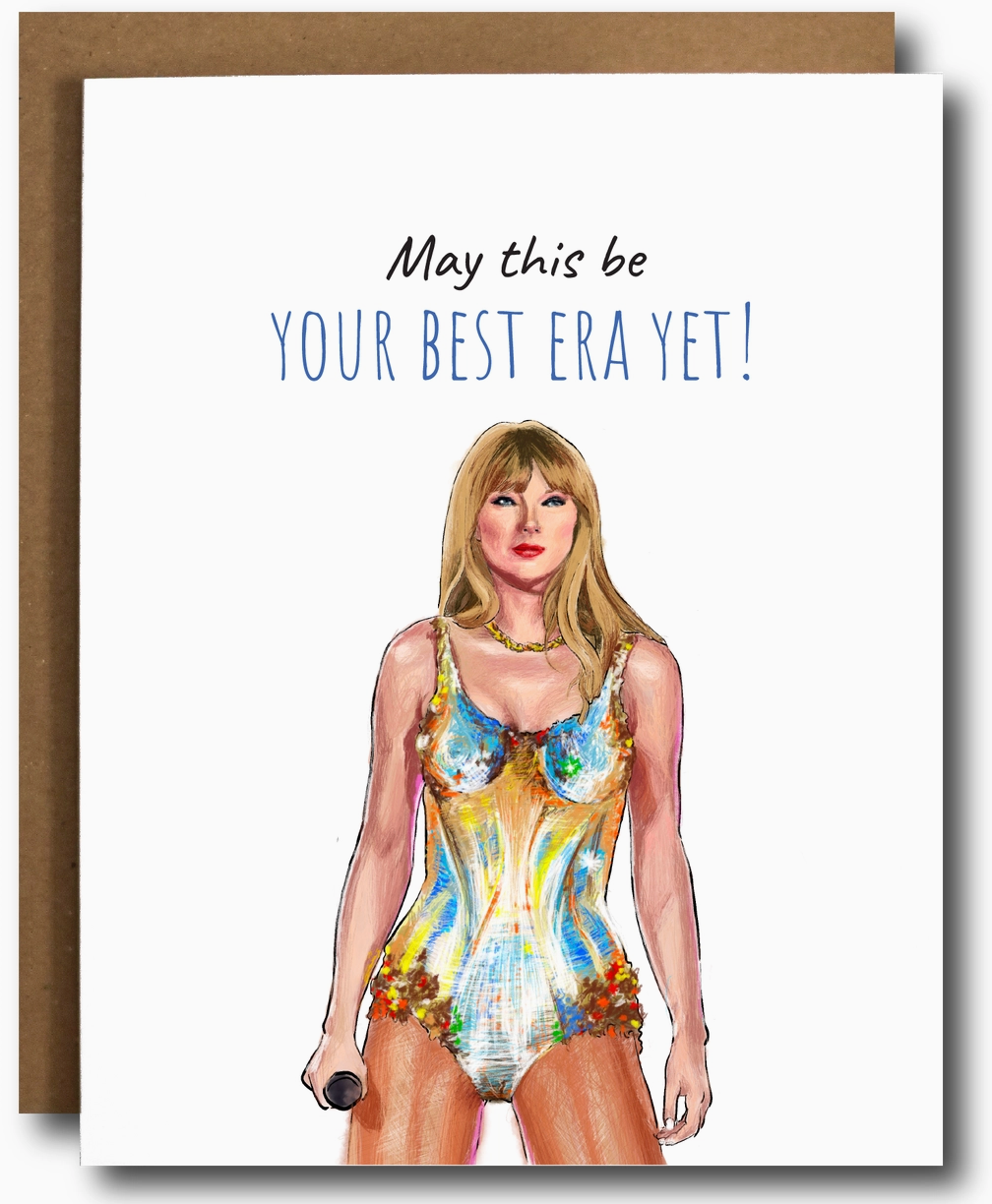 Taylor Era Birthday Card