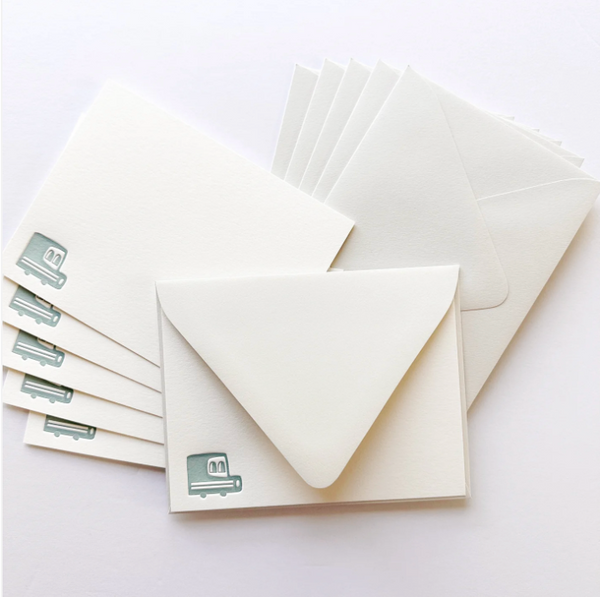 Mail Truck Note Set