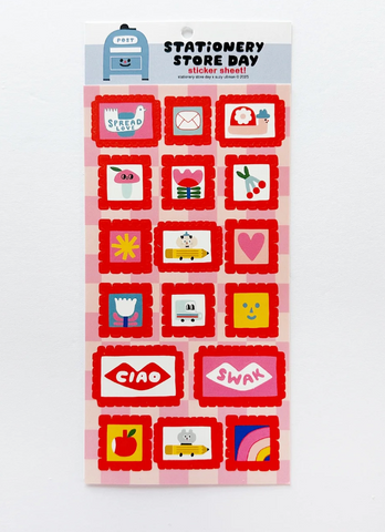 Suzy's Stamps Sticker Sheet