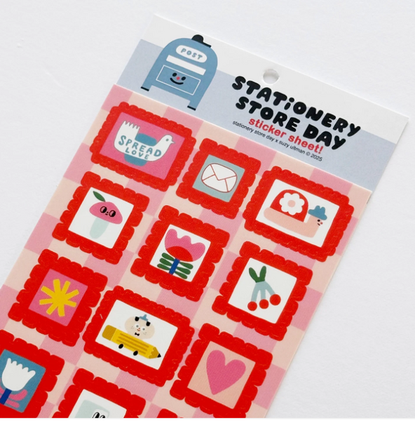 Suzy's Stamps Sticker Sheet