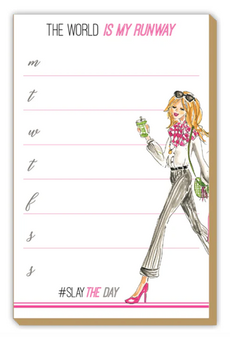 The World Is My Runway Fashionista Luxe Large Pad