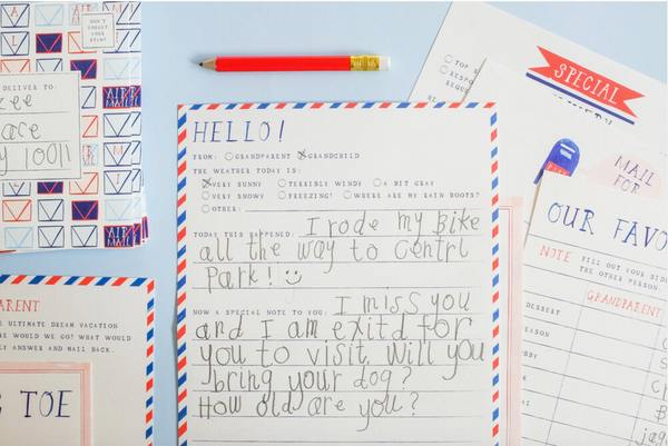 Grandparent + Grandchild Pen Pal Kit