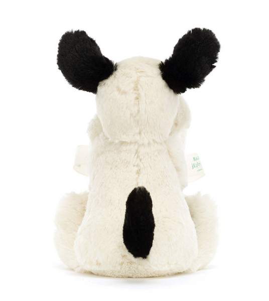 Bashful Black & Cream Puppy Soother