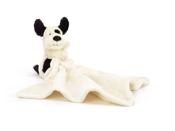 Bashful Black & Cream Puppy Soother