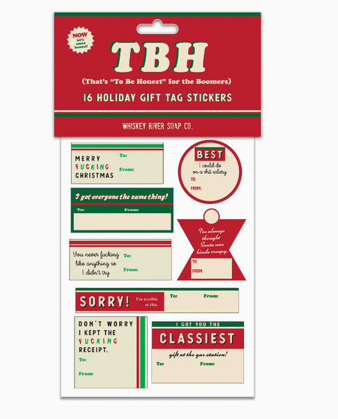 TBH Holiday Gift Tags - HOLIDAY | Funny Gift Tags