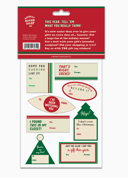 TBH Holiday Gift Tags - HOLIDAY | Funny Gift Tags