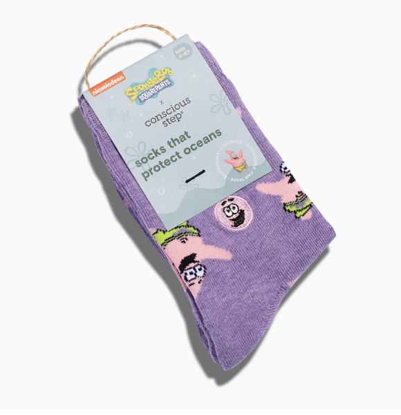Kids Patrick Socks That Protect Oceans