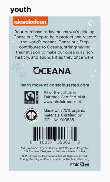 Kids Patrick Socks That Protect Oceans