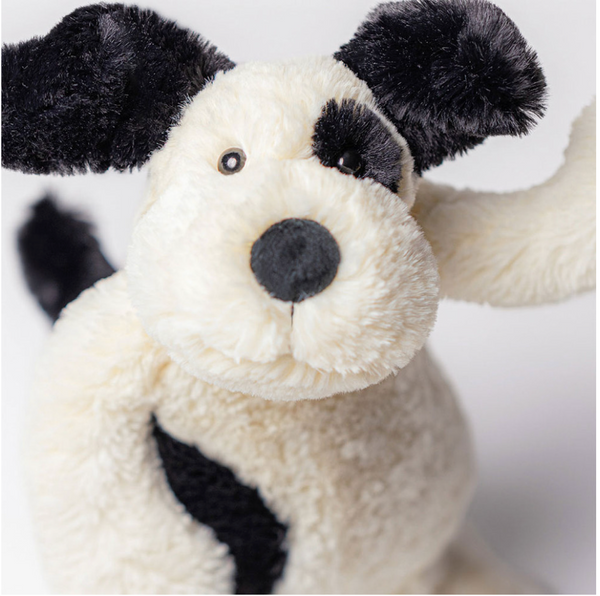 Bashful Black & Cream Puppy Medium