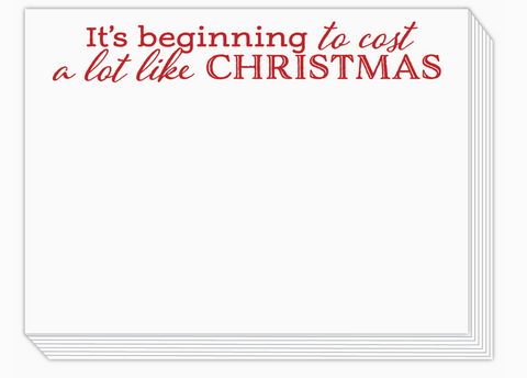 Its Beginning To Cost A Lot Like Christmas Slab Pad