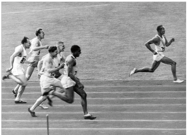 Jesse Owens Wins Race Birthday