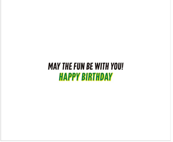 Squirrels with Glow Sticks-Emb Birthday