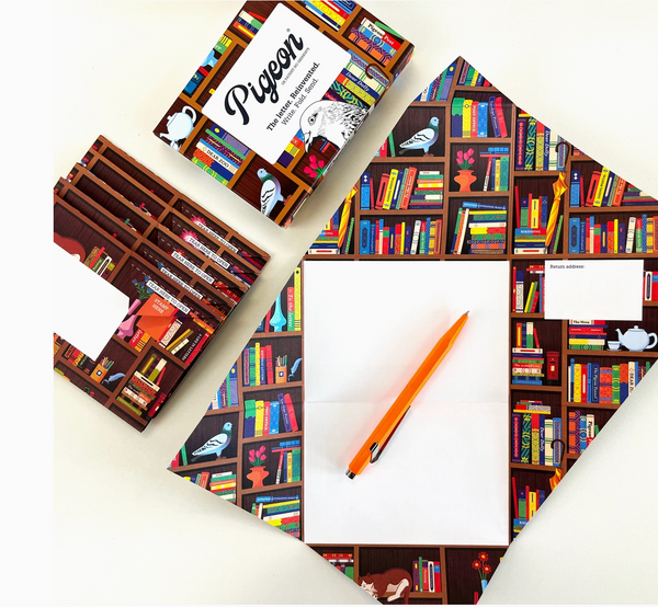 Bookstore Pigeon Folding Stationery Letter Pack