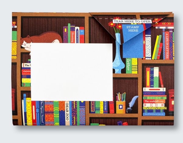 Bookstore Pigeon Folding Stationery Letter Pack