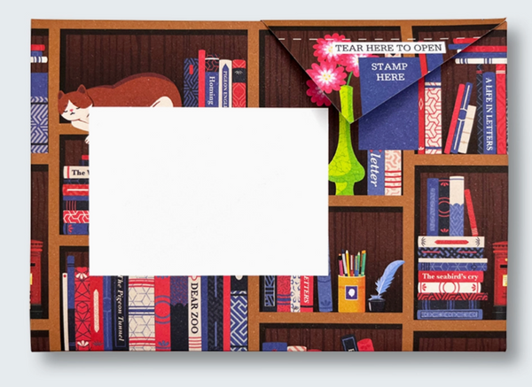 Bookstore Pigeon Folding Stationery Letter Pack
