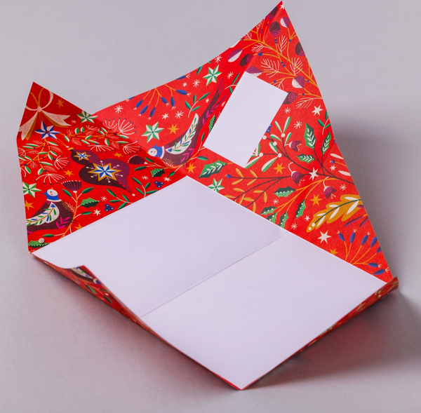 Festive Pigeon Holiday Letter Set - Pack of 6