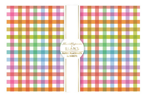Paper Placemats - Gingham