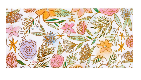 Fabric Table Runner - Dried Flowers