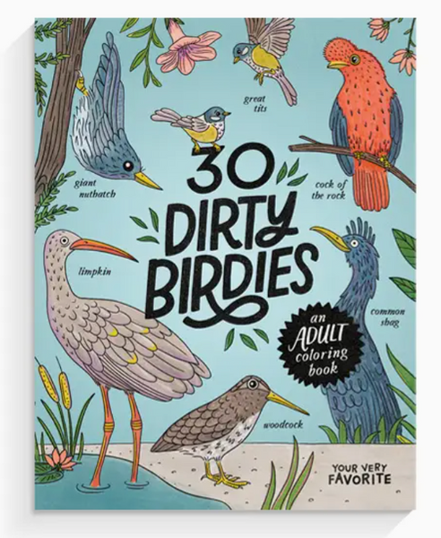 30 Dirty Birdies: An Adult Coloring Book