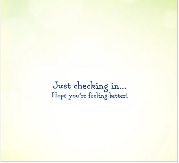 Goldens Over Fence Get Well Card