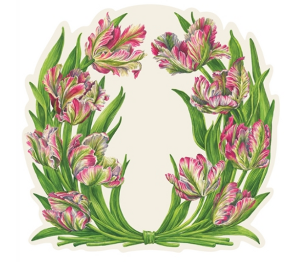 Die-cut Parrot Tulip Placemats