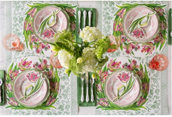 Die-cut Parrot Tulip Placemats
