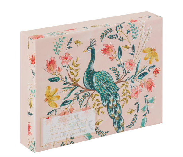 Peach Melba Social Stationery