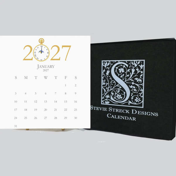 Glittered Desk Calendar 2027