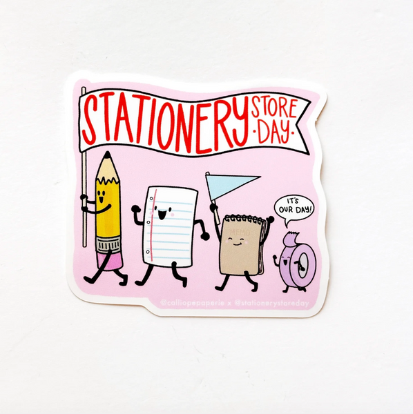 Paper People Parade Vinyl Sticker