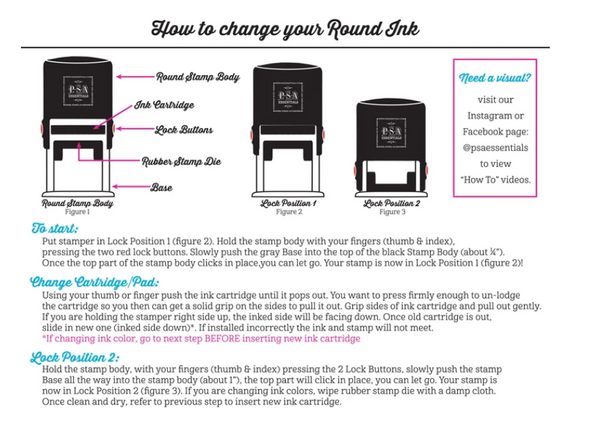 PSA Essentials Round Ink Refill