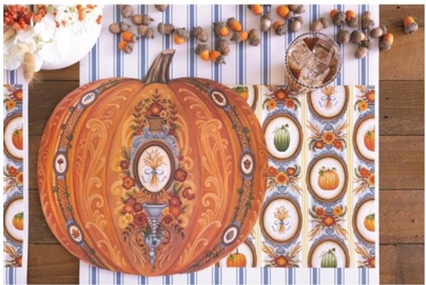 Die-cut Antique Pumpkin Placemat - 12 Sheets