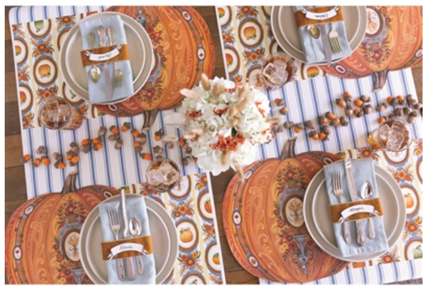Die-cut Antique Pumpkin Placemat - 12 Sheets