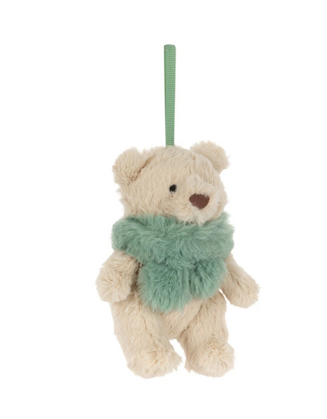 Bartholomew Bear Jr. Winter Warmer Decoration Ornament