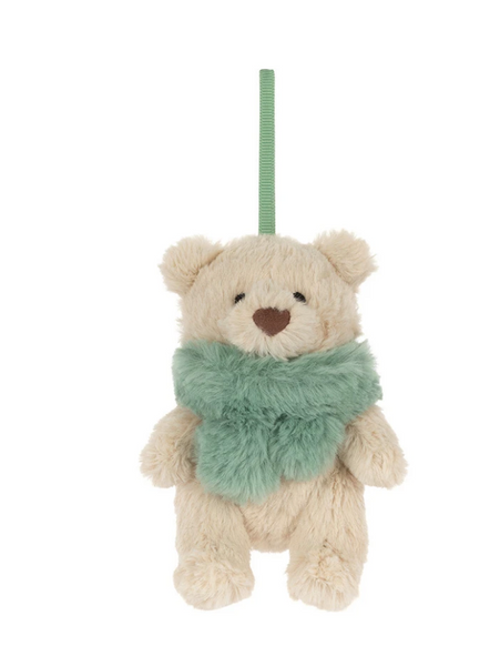 Bartholomew Bear Jr. Winter Warmer Decoration Ornament