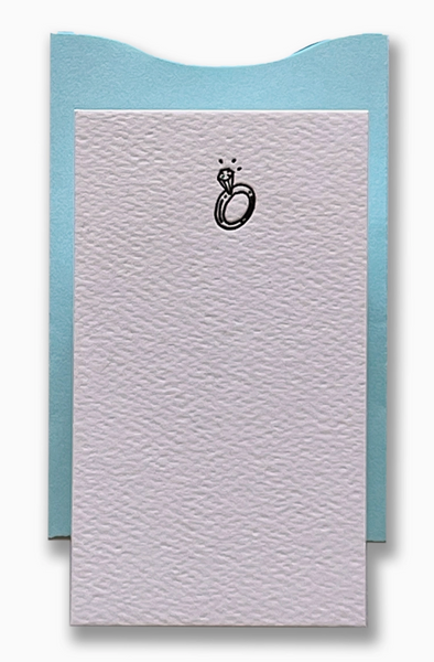 Letterpress Enclosure Card